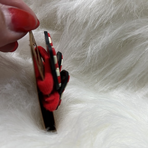 2 PIECE SOFT MINNIE MOUSE HAIR BOW ELASTIC FABRIC BANDS SET - Picture 7 of 7